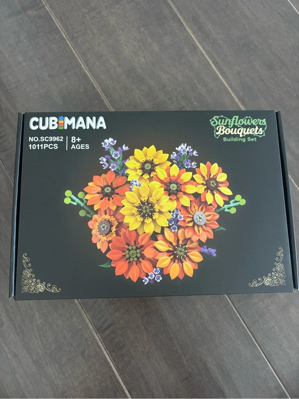 Sunflowers Bouquets Building Set - Yellow & Orange